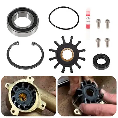 For 99-05 Volvo Penta Raw Sea Water Pump Repair Rebuild Kit 3.0 4.3 5.0 5.7 8.1 • $35.71