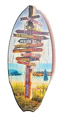 C.YA In California The Original Mini Surfboard Venice Beach 20x8.5 New Sealed • $24.97