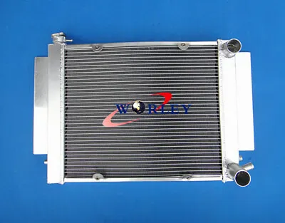 4 PASS Aluminum Radiator For Mazda RX2 RX3 RX4 RX5 RX7 S1 S2 With Heater Pipe MT • $157