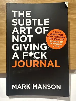 $6.20 • Buy The Subtle Art Of Not Giving A F*ck Journal ' Manson, Mark