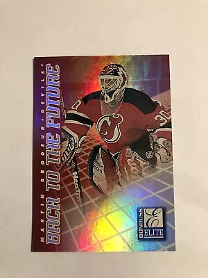 1997-98 Donruss Elite Martin Brodeur Roberto Luongo RC Back To The Future /1500! • $11.50