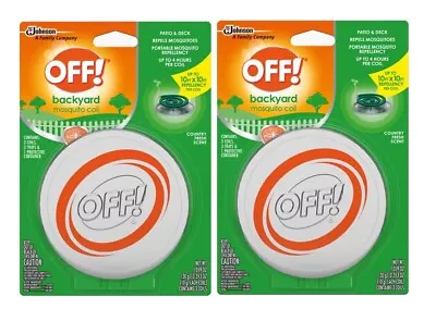 2~OFF! Backyard Mosquito Coil Country Fresh Scent Repels Up To 4 Hours 1.059 Oz • $32.99