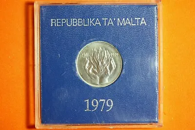 1979 Malta Evacuation Of Forces 1 Lira Silver Coin #I3410 • $24