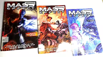 3 Mass Effect TPB Graphic Novels 1 Redemption 2 Evolution 3 Invasion Dark Horse • $12.99