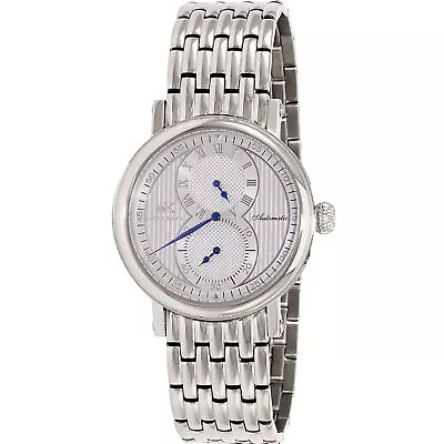 Adee Kaye Men's Mondo - G1 Silver Dial Watch - AK5665-MB-RSV • $231.96