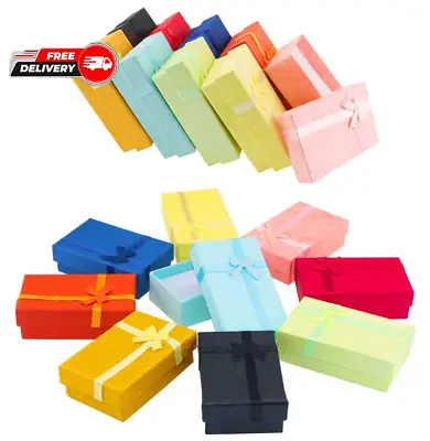 18PCS Assorted Jewelry Gifts Boxes Cardboard Ring Boxes With Padding Gifts Pape • $24.91