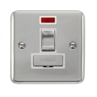 £6.99 • Buy Click Deco Plus Switched Fused Spur + Neon Dpch752wh Free P&p