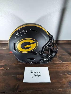 Aaron Rodgers Signed Eclipse Packers Full Size Authentic Helmet Fanatics Auto • $502