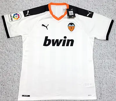 Authentic Valencia 2019-20 Home Football Shirt Xl Adult Puma (b.n.w.t) • £38