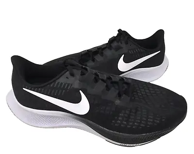 Nike Men's Air Zoom Pegasus 37 Blk/Wht Sneakers Size:11 #BQ9646-002 88Y • $84