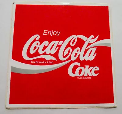 COCA COLA- Enjoy-  Sticker.... • $7.50