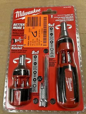 Milwaukee 48-22-2322 9 In 1 Multi-Bit Screwdriver - Red • $35