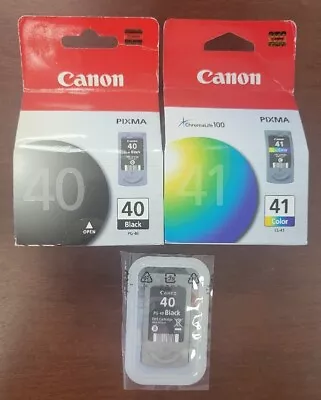 Canon PG 40 And CL 41 Ink  Combo For PIXMA MP190 MP210 MP450 MP460 MP470 • $35