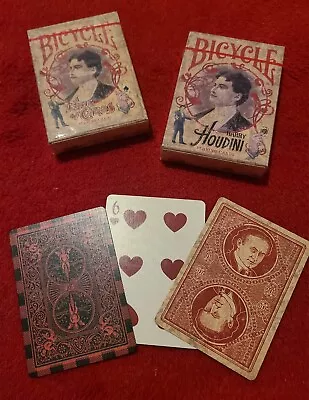 Bicycle Harry Houdini Playing Cards Magic Trick Mentalism • $79