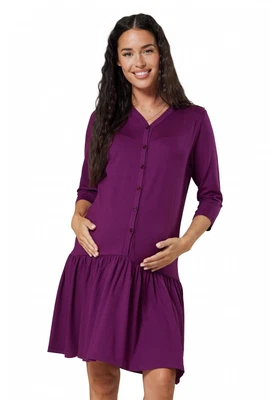 £24.50 • Buy Happy Mama Women's Maternity Nursing Delivery Hospital Gown Nightwear 1597p