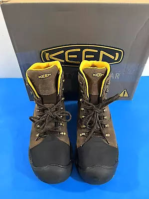 13 D Nib Men's Keen Milwaukee 6  Steel Toe Work Boots Slate Black Color Way • $139.99