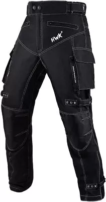 HWK Motorcycle Pants For Men & Women With Cordura Fabric 38W X 30L - Black • $35