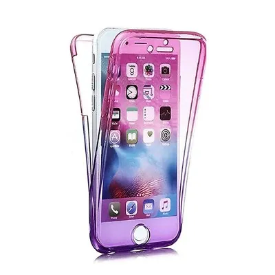 For IPhone 6s Plus 360 Front And Back Full Body Gradient Gel Case Cover P/P • £2.49