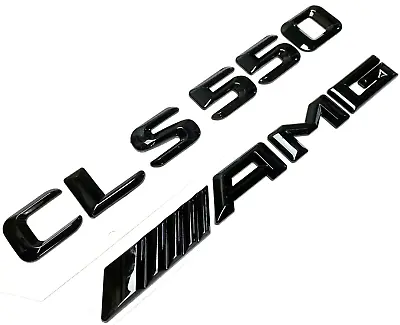 #1 Black Cls550+amg Fit Mercedes Rear Trunk Emblem Badge Nameplate Decal Numbers • $22.99