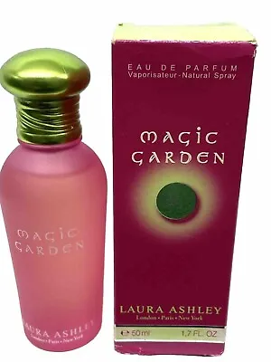 Magic Garden Eau De Parfum 1.7oz Spray Laura Ashley Distressed Box • $76.98