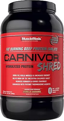 MuscleMeds Carnivor Shred Fat Burning Hydrolized Beef Protein Isolate 0 • $52.99