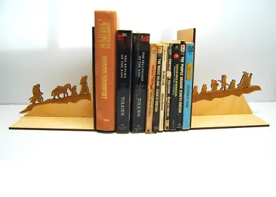 Lord Of The Rings Wooden Bookends ~ Custom Laser Created - Wander • $39.99