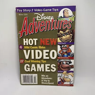 $9.44 • Buy Disney Adventures Magazine Winter 2000 Hot New Video Games Donkey Kong Crash