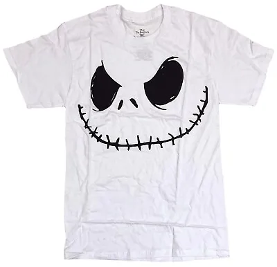 Disney Nightmare Before Christmas (NBC) Smilin Jack White Men's T-Shirt New • $13.99