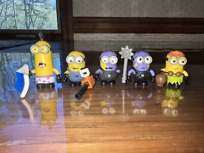 Mega Bloks Construx Despicable Me Minions Mini Figures Lot Of 5 Kevin Dave #4 • $10