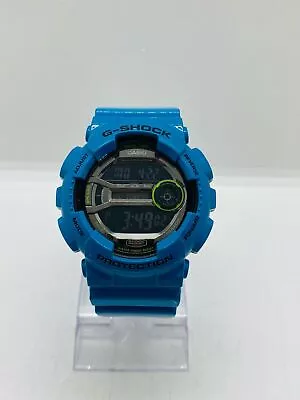 Casio G-Shock Digital Mens Blue Watch GD-110 Wide Face Design Rubber Band • $109