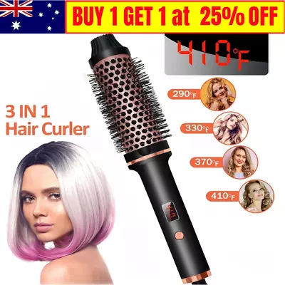 The Kurbana Curl Hair Brush Kurbana Hair Brush Heated Brush Curler 2024 • $60.49