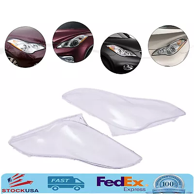 Headlight Lens Covers Headlamp Lens L+R Fits Infiniti Qx50 Ex25 Ex35 2008-2012  • $89