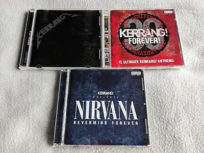 Kerrang CD X 3 Metallica Nirvana Ozzy Paramore Various • £7.49