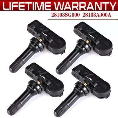 $27.99 • Buy 4pcs Genuine For Subaru TPMS Tire Air Pressure Sensors OEM 28103SG000 28103AJ00A