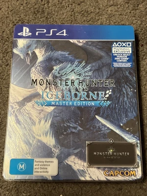 $50 • Buy Monster Hunter World Ice Borne Ps4 Playstation 4 Steelbook Edition Master