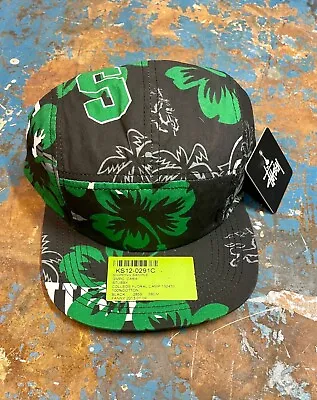 STUSSY SAMPLE HAT 5 Panel College Floral Camper NWT • $69.69