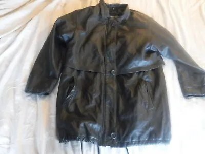 J. Percy For Marvin Richards Coat Leather Size Medium • $12.50