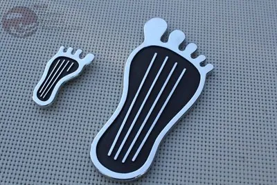 Custom Barefoot Gas Pedal Cover Dimmer Switch Cover Vintage Moon Sixties Style • $34.85