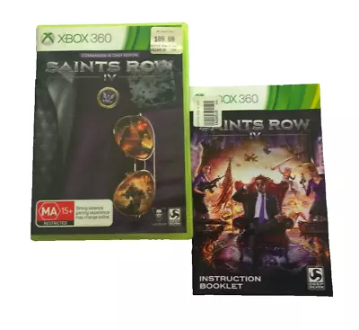 Xbox Microsoft Xbox 360 Saints Row Iv Free Postage   🇦🇺 🇦🇺 🇦🇺 • $11