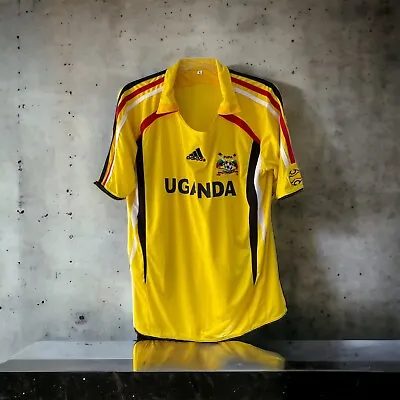 Adidas Uganda Cranes National Team FUFA 2008 Home Soccer Jersey Kit Men's Sz L • $34