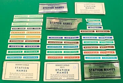 Hornby Dublo Vintage 32171 Station Names  Mint Packaged • £25