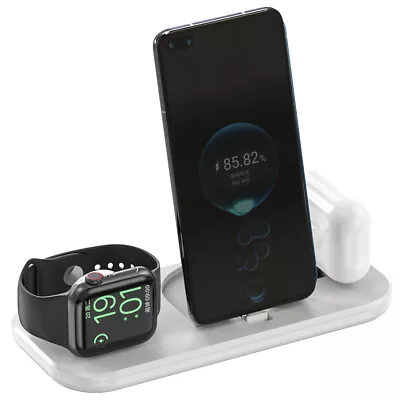 All In One Wireless Charger Fast Charging Dock For IPhone Apple Airpods IWatch • $17.89