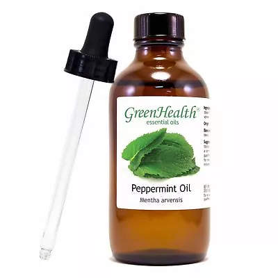 4 Fl Oz Peppermint Essential Oil In Amber Glass Bottle/Glass Dropper  • $13.99