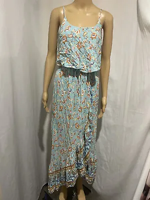 Ally Size 12 Floral Maxi Dress • $16