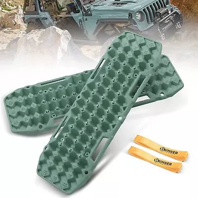 Off-Road Traction Boards Pair Recovery Tracks Traction Mat For 4WD Jeep Mud Sa • $74.99