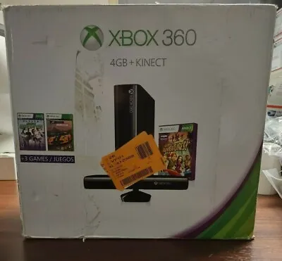 Xbox 360 E 4gb Kinect Holiday Bundle W/ 3 Games Forza Horizons Kinect Sports! • $599.99