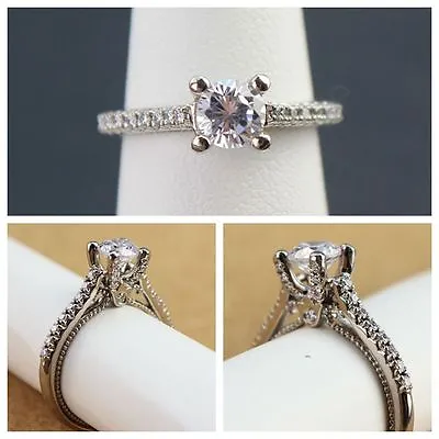 Verragio 18k White Gold Engagement Ring  • $1665