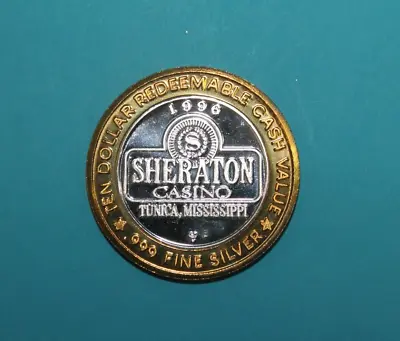 $24.74 • Buy Sheraton .999 Fine Silver $10 Casino Gaming Token    [112GCM]