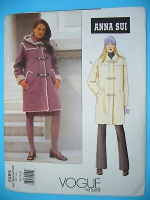 Fabulous Anna Sui Designer Vogue Jacket Pattern #2484 XS-M • $17