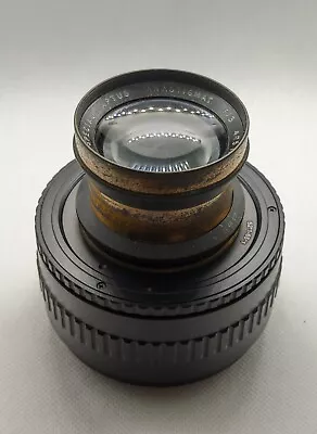 Rarest Brass Vintage Lens SPECIAL APTUS ANASTIGMAT 4.75  F3 Fuji GFX Mount • £1850